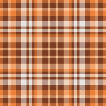 Seamless vector pattern of tartan textile background with a plaid texture check fabric.