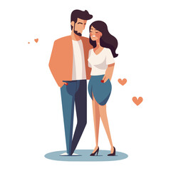 couple with heart bride and groom