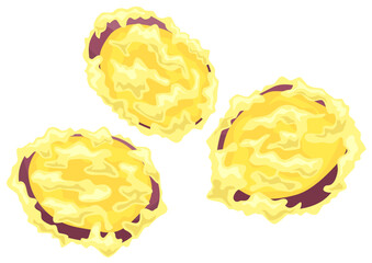 さつまいもの天ぷら※Affinity Designer作成svgファイル