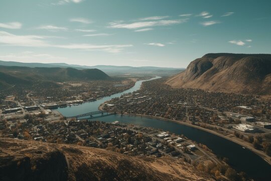 A sped-up video of Kamloops, BC's sunny North Shore. Generative AI