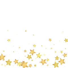 Magic stars vector overlay.  Gold stars scattered