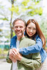 Naklejka premium カップルイメージ