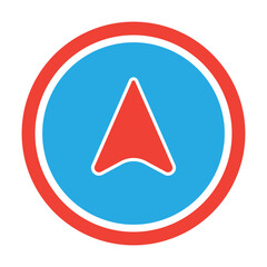 Direction Icon Illustration