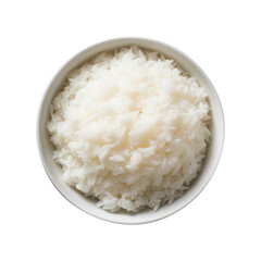 Rice on transparent background Remove png created with Generative AI, Clipping Path