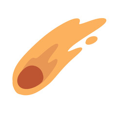 meteor cute in space