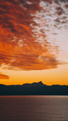 Fototapeta na wymiar sunset in byron bay australia