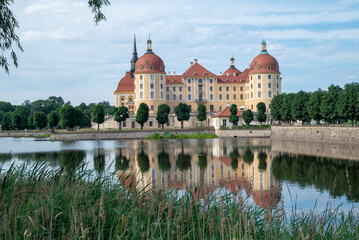 Fototapeta na wymiar Moritzburg Palace near Dresden Saxony Germany