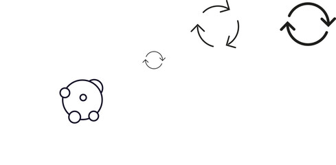 Metabolism, process icon. Vector illustration.