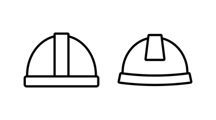 Helmet icon vector. safety helmet icon