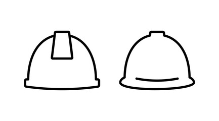 Helmet icon vector. safety helmet icon
