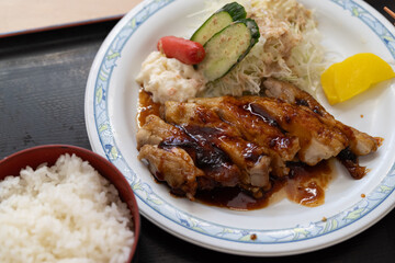 美味しい照り焼き定食