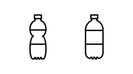 bottle icon vector. bottle icon in trendy flat design