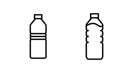 bottle icon vector. bottle icon in trendy flat design