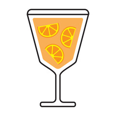 glass of orange juice