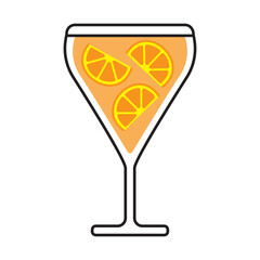 glass of orange juice