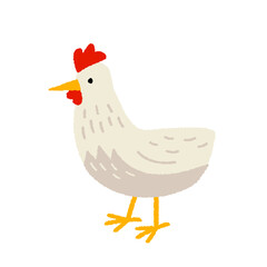 若鶏の手描きイラスト