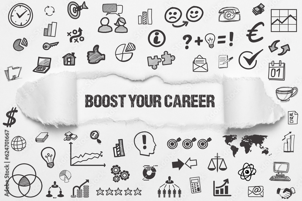 Sticker boost your career	