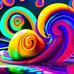 Fototapeta na wymiar abstract colorful background Generative AI