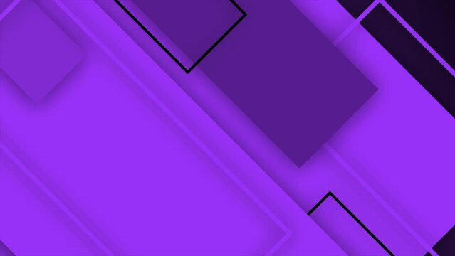 Purple color diagonal moving rectangular box professional background