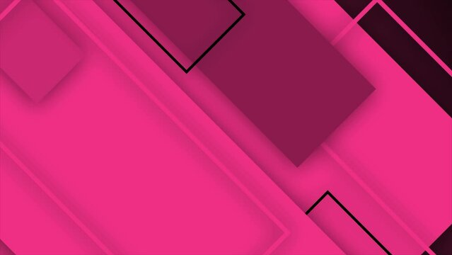 Magenta red color diagonal moving rectangular box professional background