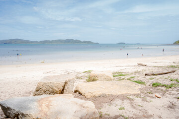 ฺBeach in thailand very beautiful and natural For relaxation in every festival.