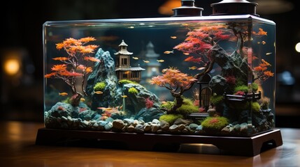 Finding Peace in the Natural Balance of a Green Aquarium
