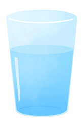 よく冷えた水の入ったコップ