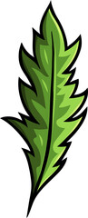 Tree leaf cartoon funny illustration