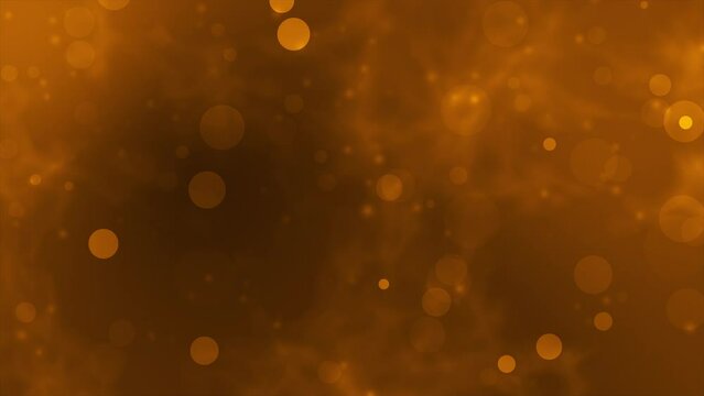 Animated Abstract background and Fading Orange Particles designed background, texture or pattern