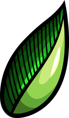 Tree leaf cartoon funny illustration