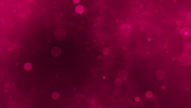 Animated Abstract background and Fading Magenta red Particles designed background, texture or pattern