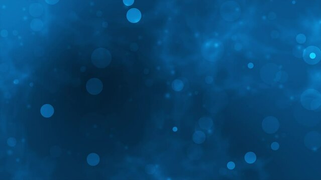 Animated Abstract background and Fading Royal blue Particles designed background, texture or pattern