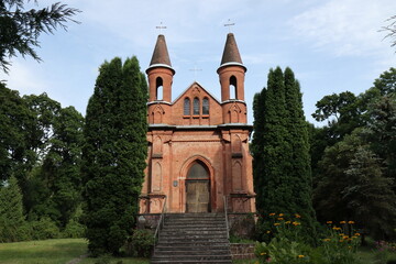 Church of the Assumption of the Virgin Mary - a Catholic church in the city of Skidel, Belarus