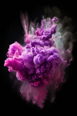 Colorful Chalk Dust Powder Explosion Photo Backdrop