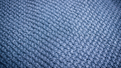 Jersey de lana azul gastado