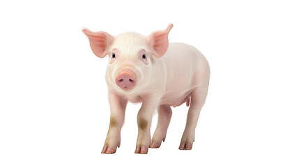 pig isolated on white background