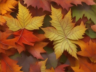 Autumn Leaves on the Ground