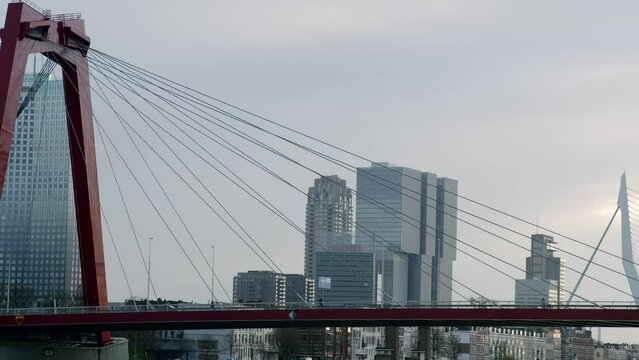 Skyline Rotterdam, The Netherlands (Erasmusbrug)