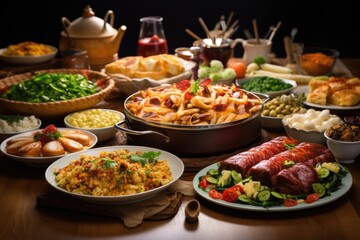 Obraz premium Yummy and Delicious Food Photography Generative AI