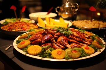 Fototapeta premium Yummy and Delicious Food Photography Generative AI