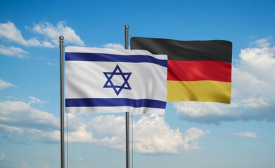 Germany and Israel flag
