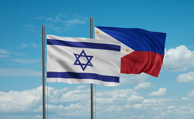 Philippines and Israel flag