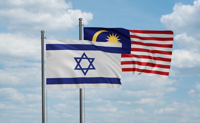 Malaysia and Israel flag