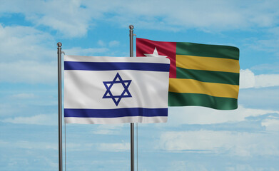 Togo and Israel flag