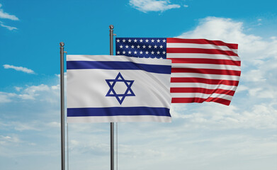 USA and Israel flags