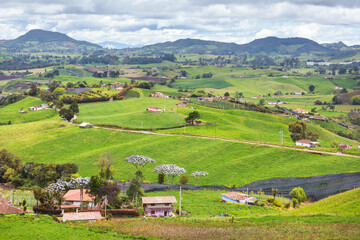 Rural landscapes in Colombia
