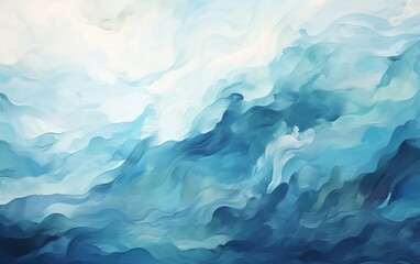 Fototapeta na wymiar Ethereal Sea, Abstract Textured Background, Generative Ai
