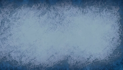 Beautiful grunge grey blue background. Panoramic abstract decorative dark background. Wide angle rough stylized mystic texture wallpaper with copy space for design vector illustration.