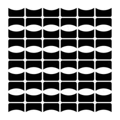 Geometric abstract background, black and white