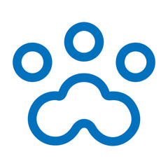 dog foot icon